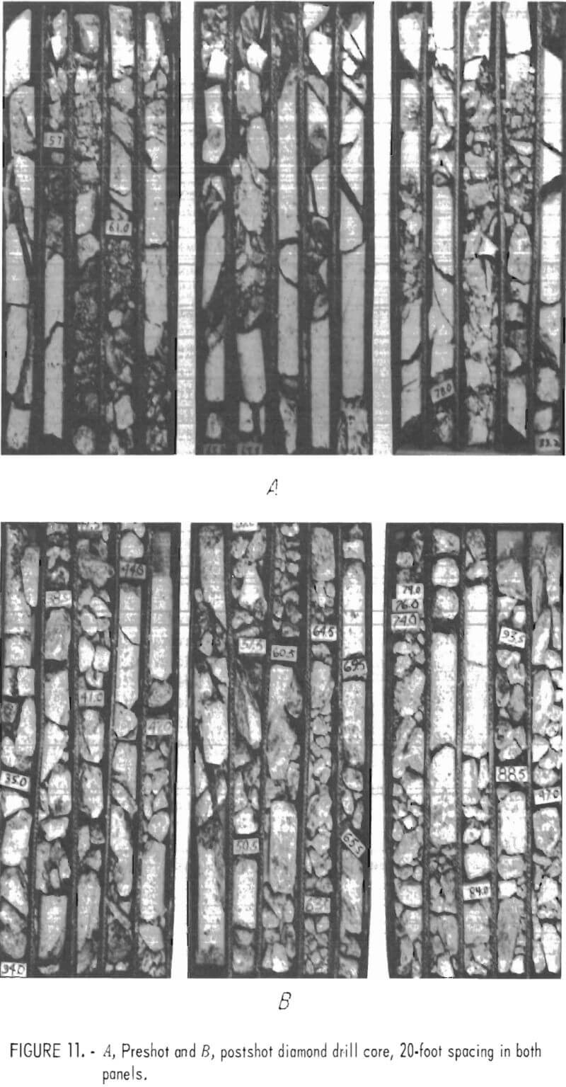 in situ extraction diamond-drill core