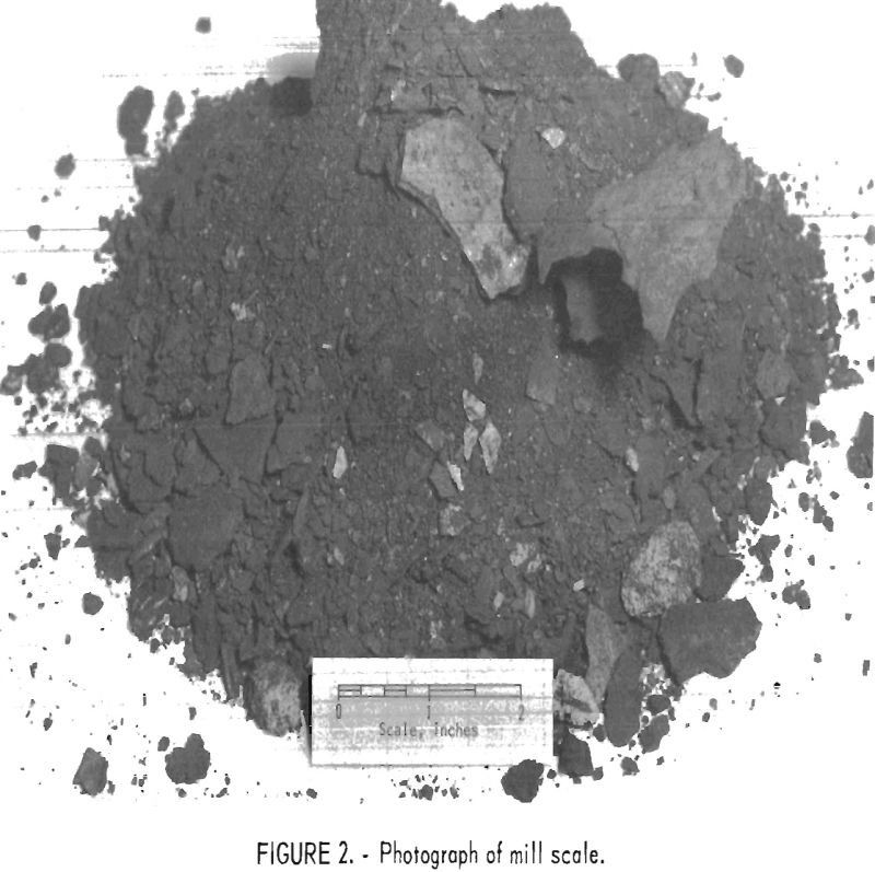 stainless steel furnace dust photograph of mill scale