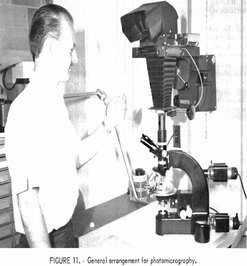 how to test rock general arrangement for photomicrography