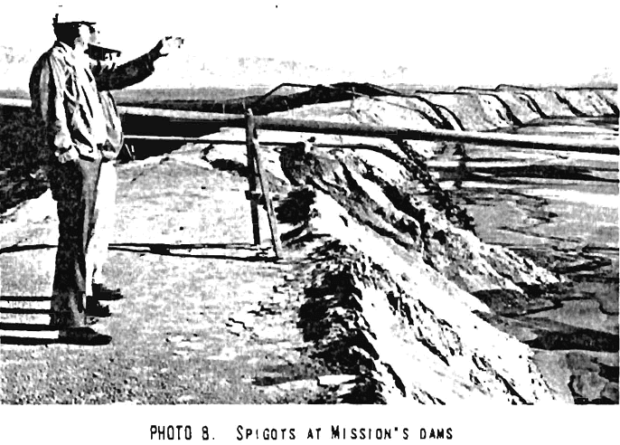 mill tailings spigots