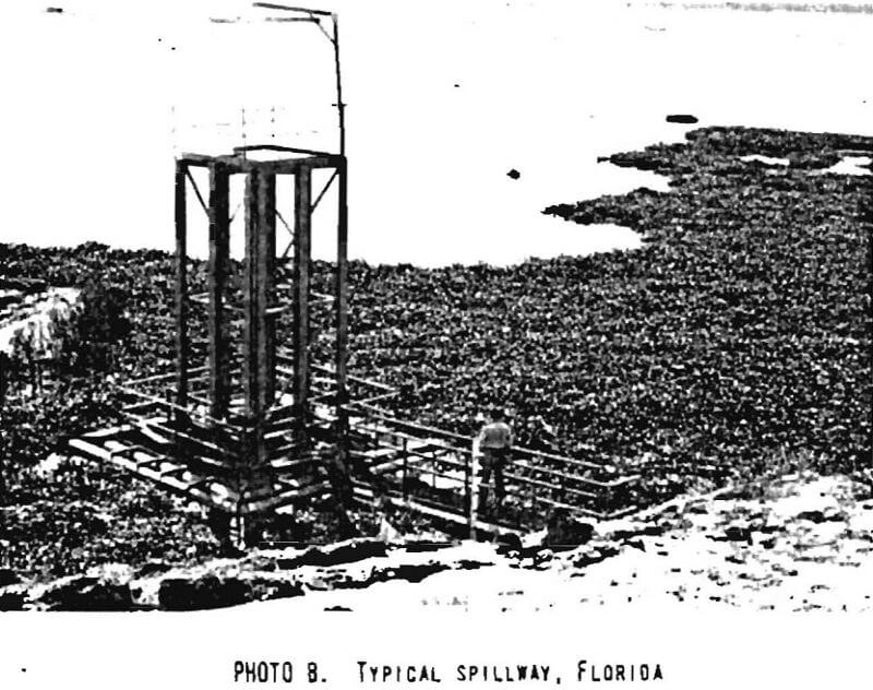 mill tailings spillway