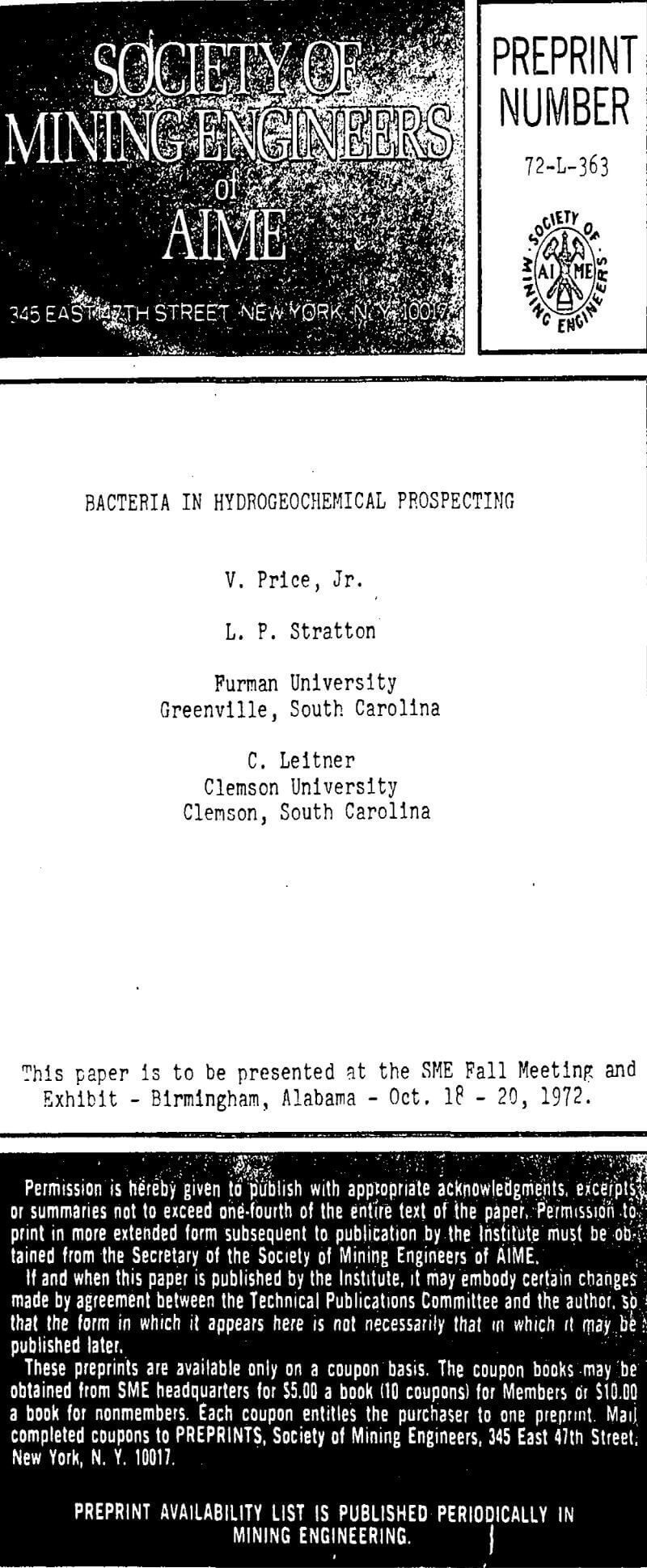 bacteria in hydrogeochemical prospecting