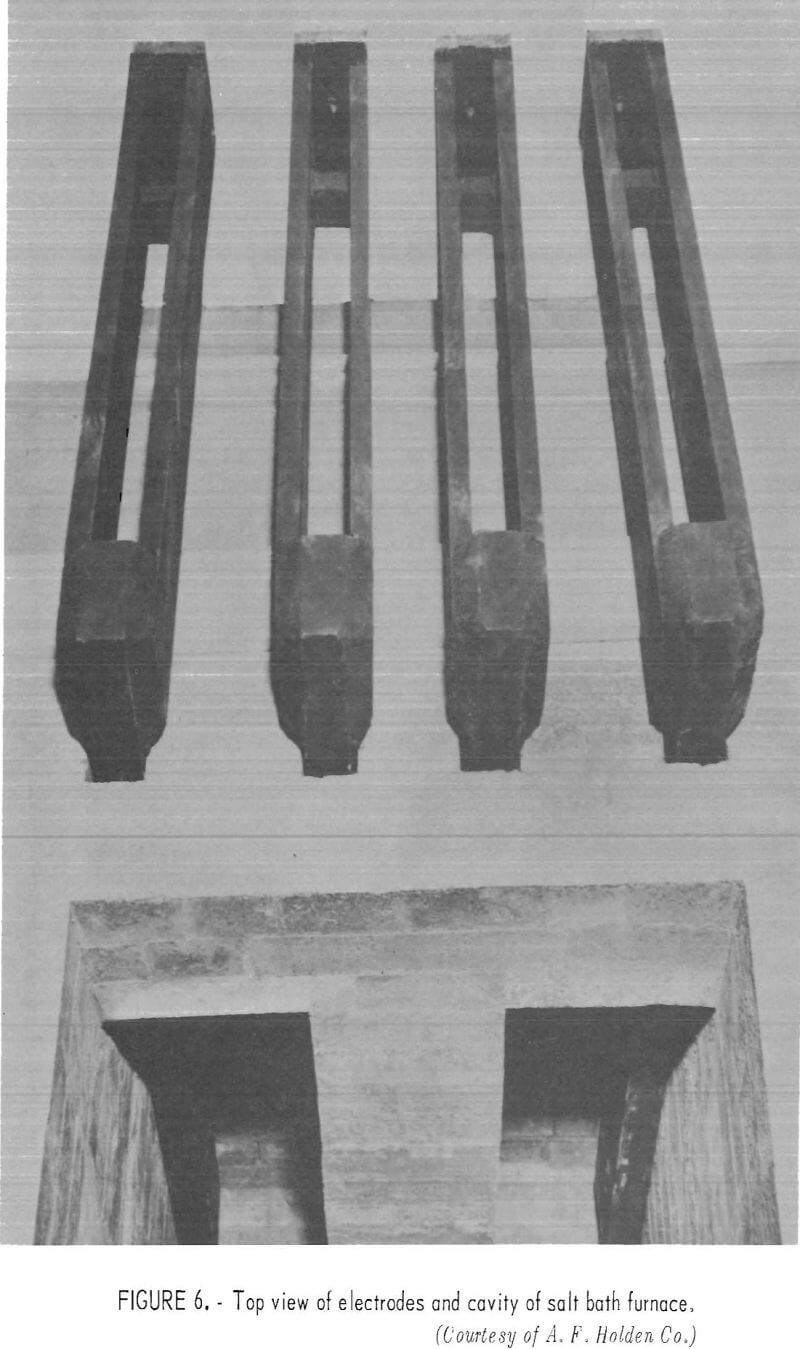 separating copper top view of electrodes