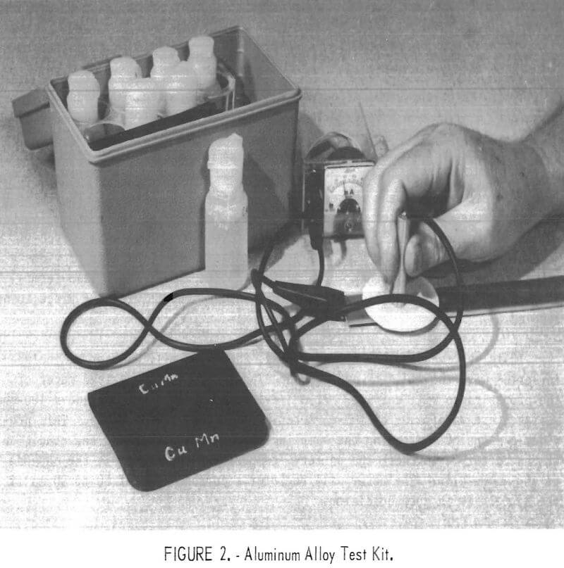 aluminum alloys test kit