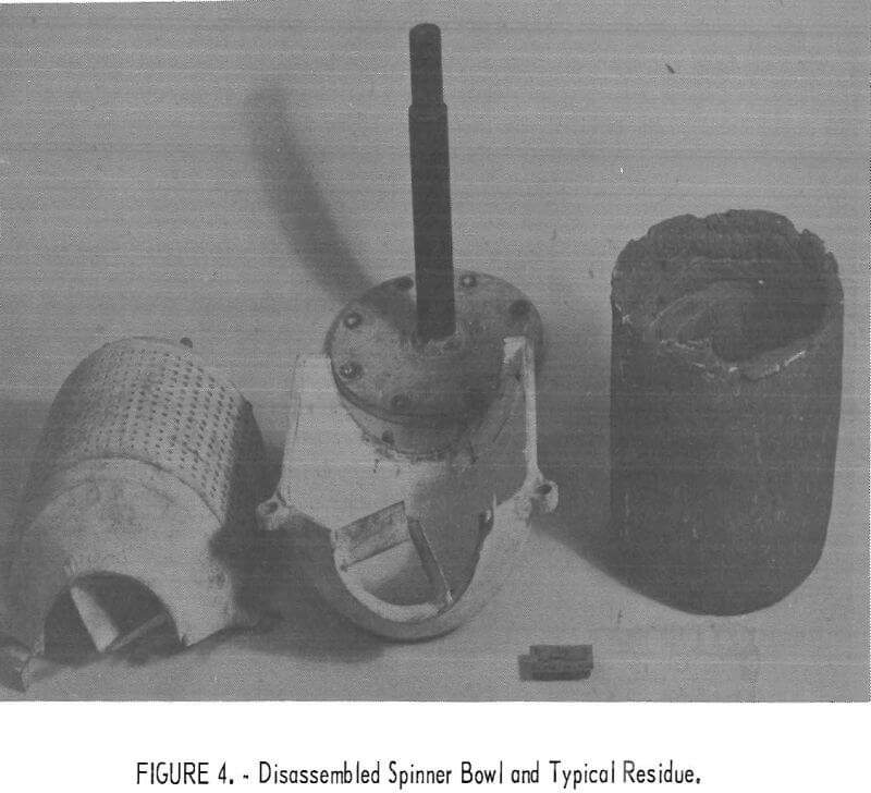 centrifuge typical residue