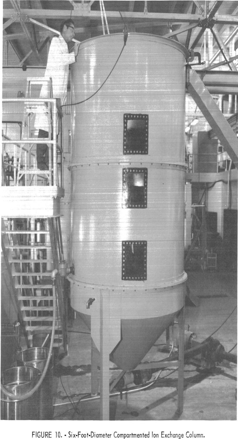 ion exchange diameter