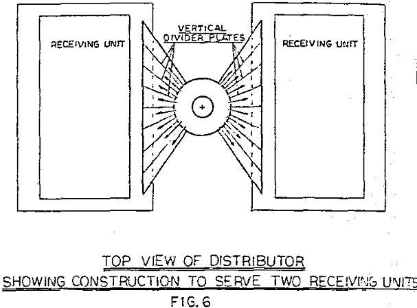 pulp-distributor top view