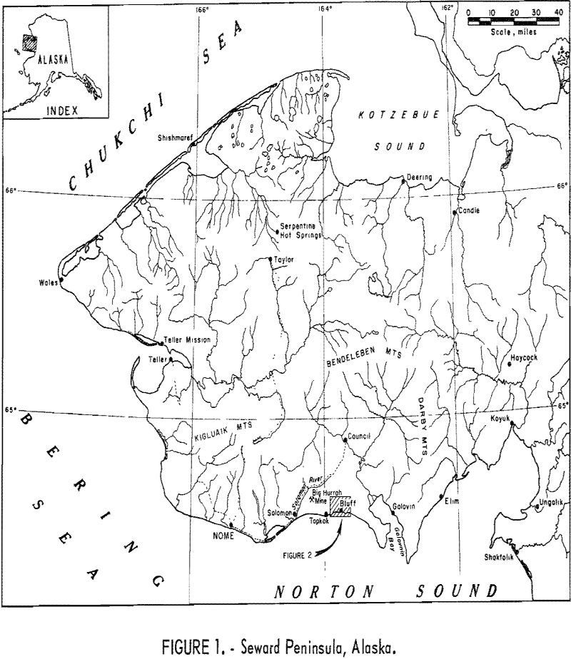 sampling gold lode deposit seward penisula alaska