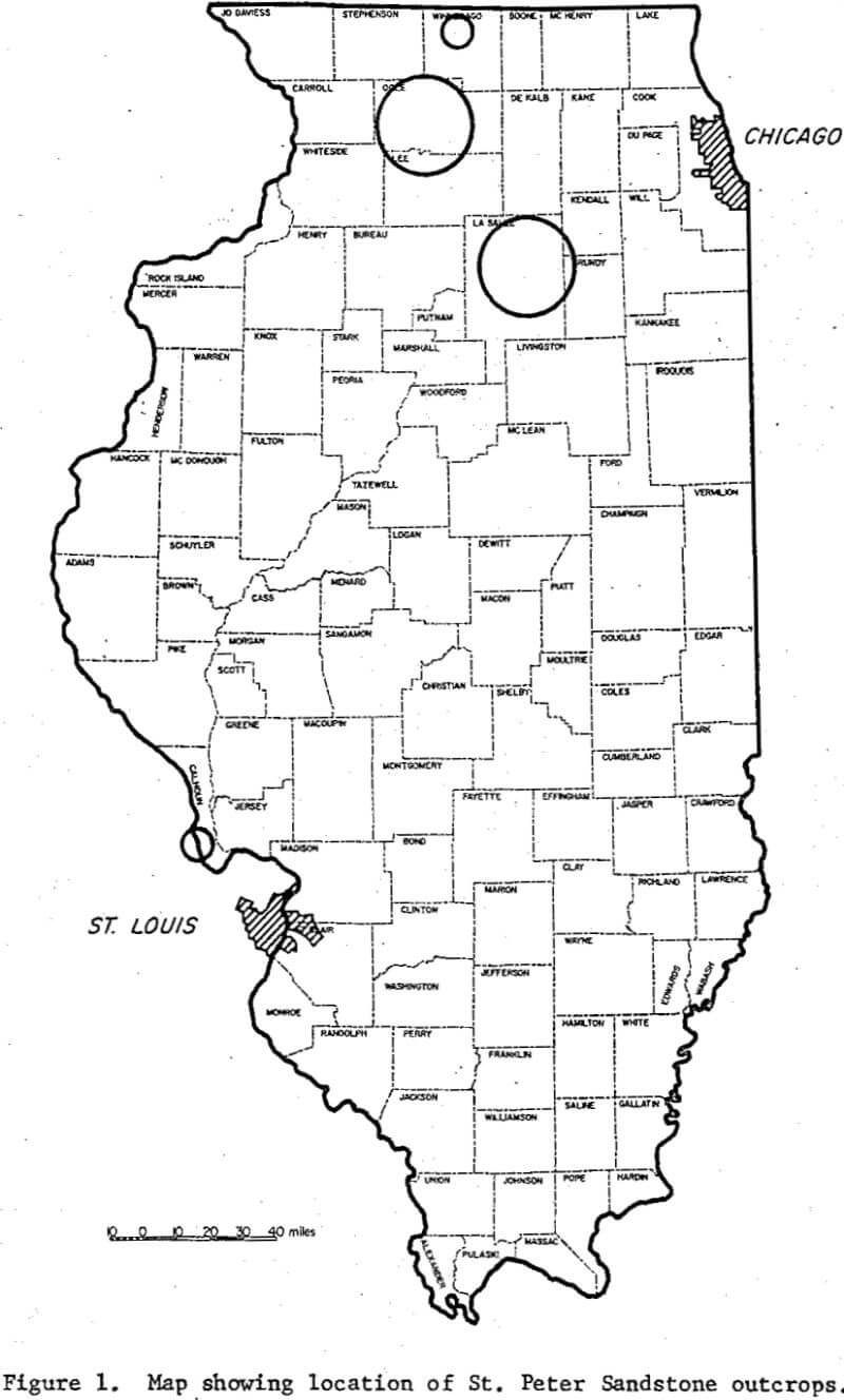 kaolin clay map showing location