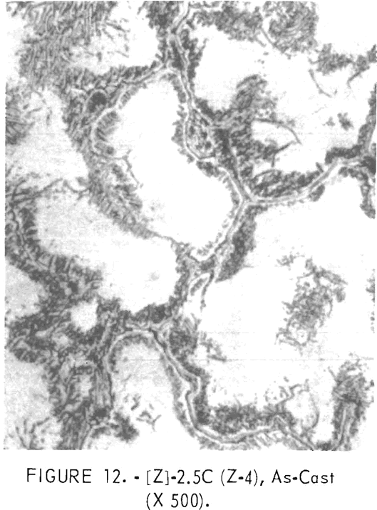 columbium-base alloys as-cast-12