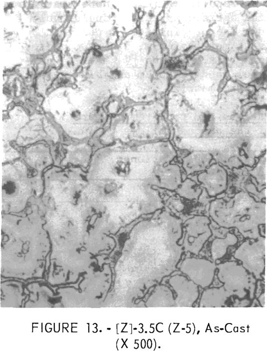 columbium-base alloys as-cast-13