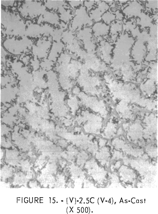 columbium-base alloys as-cast-15