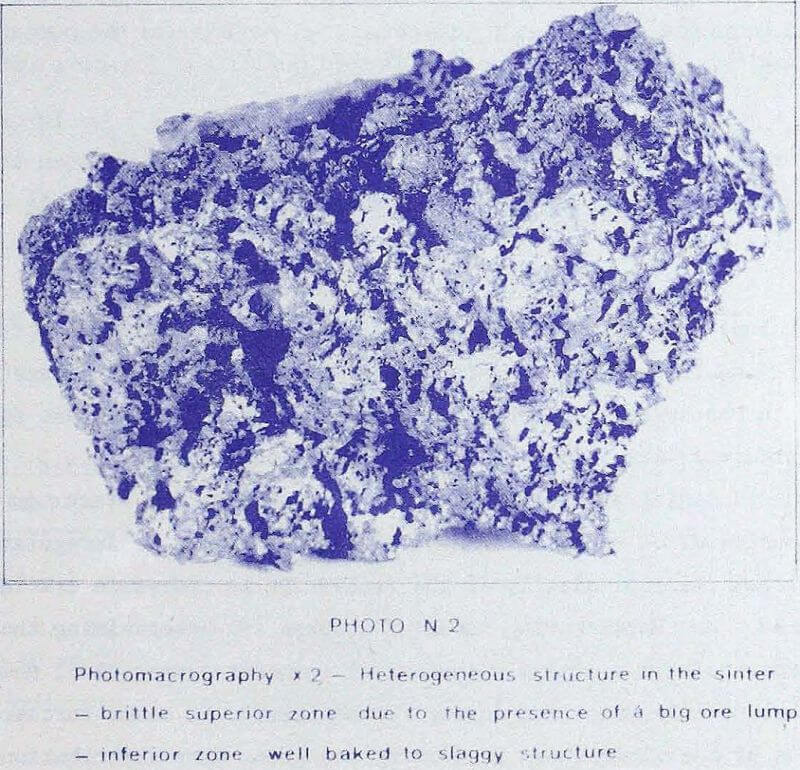 sintering hematite hetrogenous structure