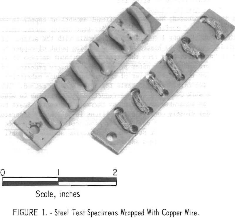 steel scrap test specimens