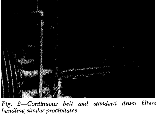 filtration-of-precipitates-continuous-belt-and-standard-drum