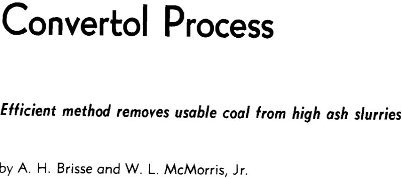 convertol process