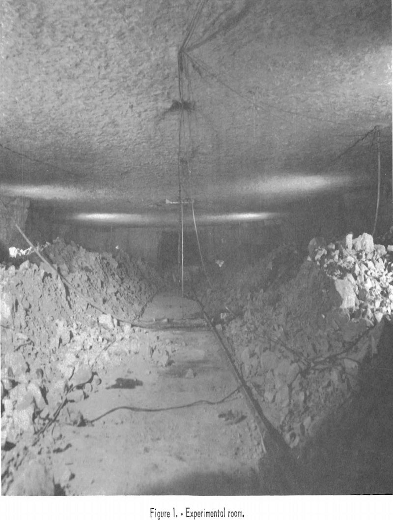 mine roof experimental room