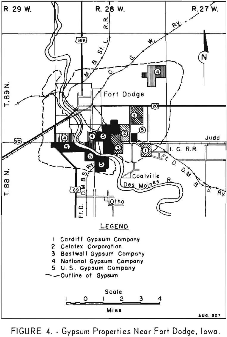 mining methods gypsum properties