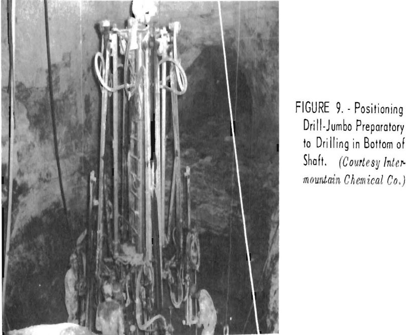 sinking shaft positioning drill jumbo