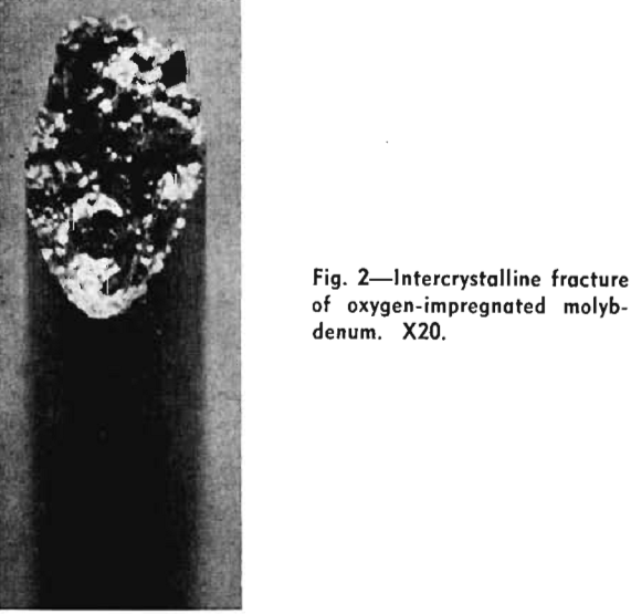 effects of oxygen intercrystalline fracture