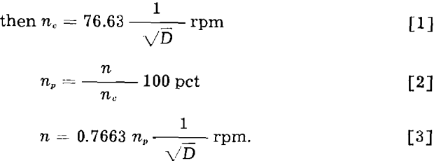 tumbling mill equation