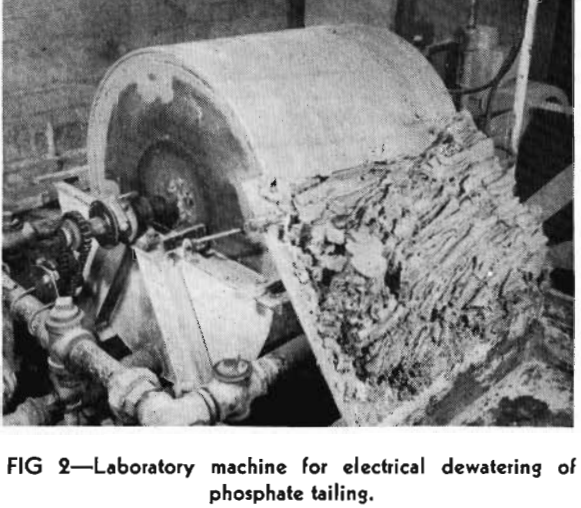 electrical dewatering laboratory machine