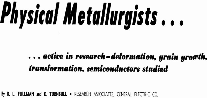 Physical Metallurgists - 911Metallurgist