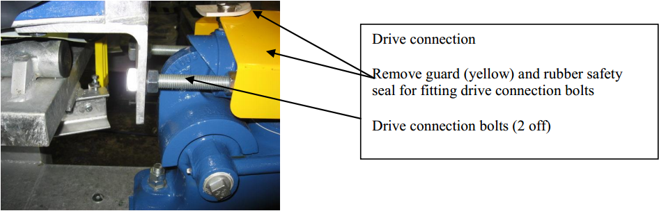 Wilfley Shaker Table Drive Connection