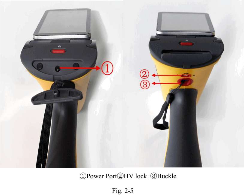 gold xrf analyzer rear view