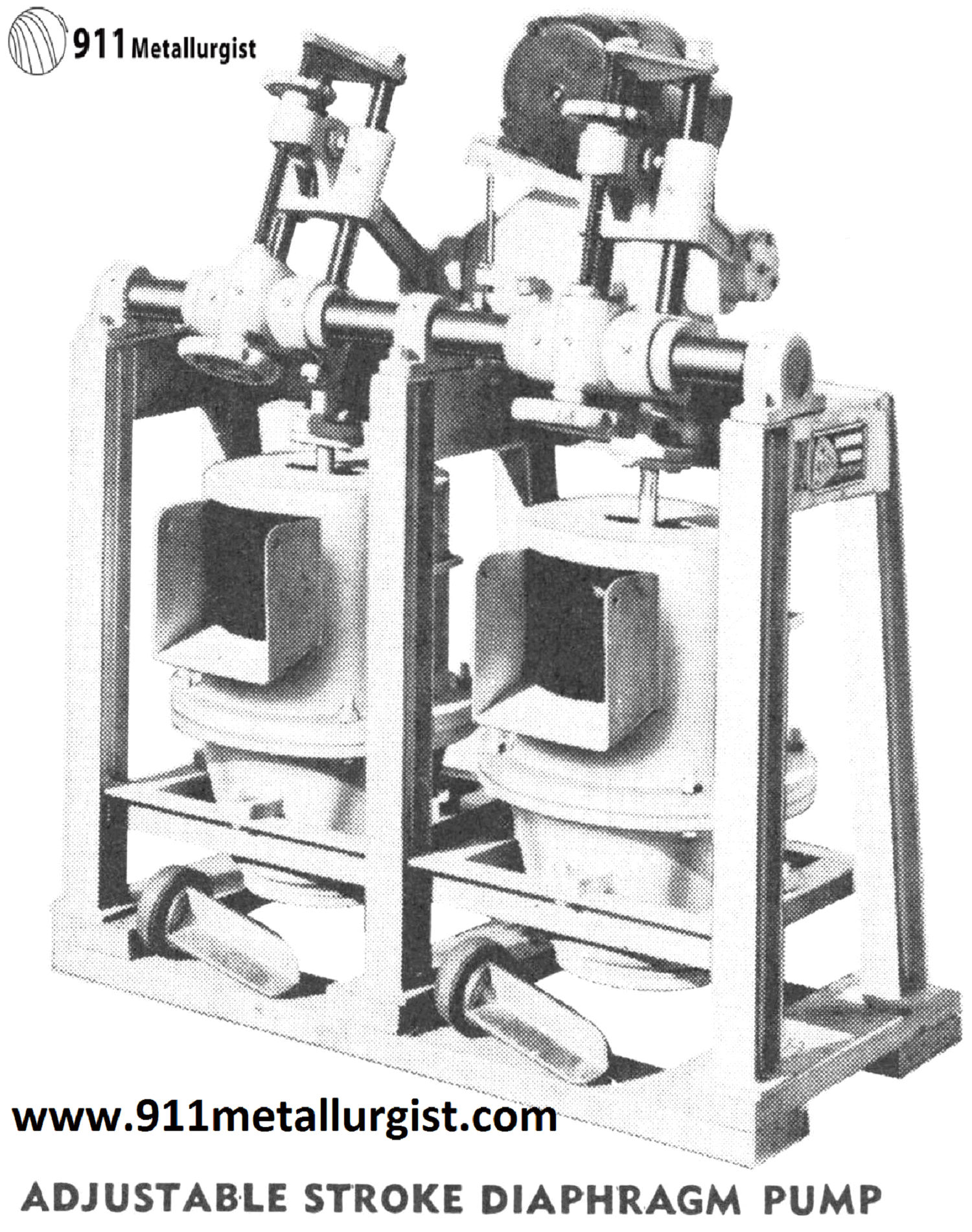 ADJUSTABLE STROKE DIAPHRAGM PUMP