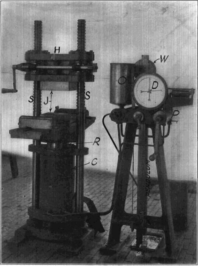 AMSLER-LAFFON TESTING MACHINE to define formula