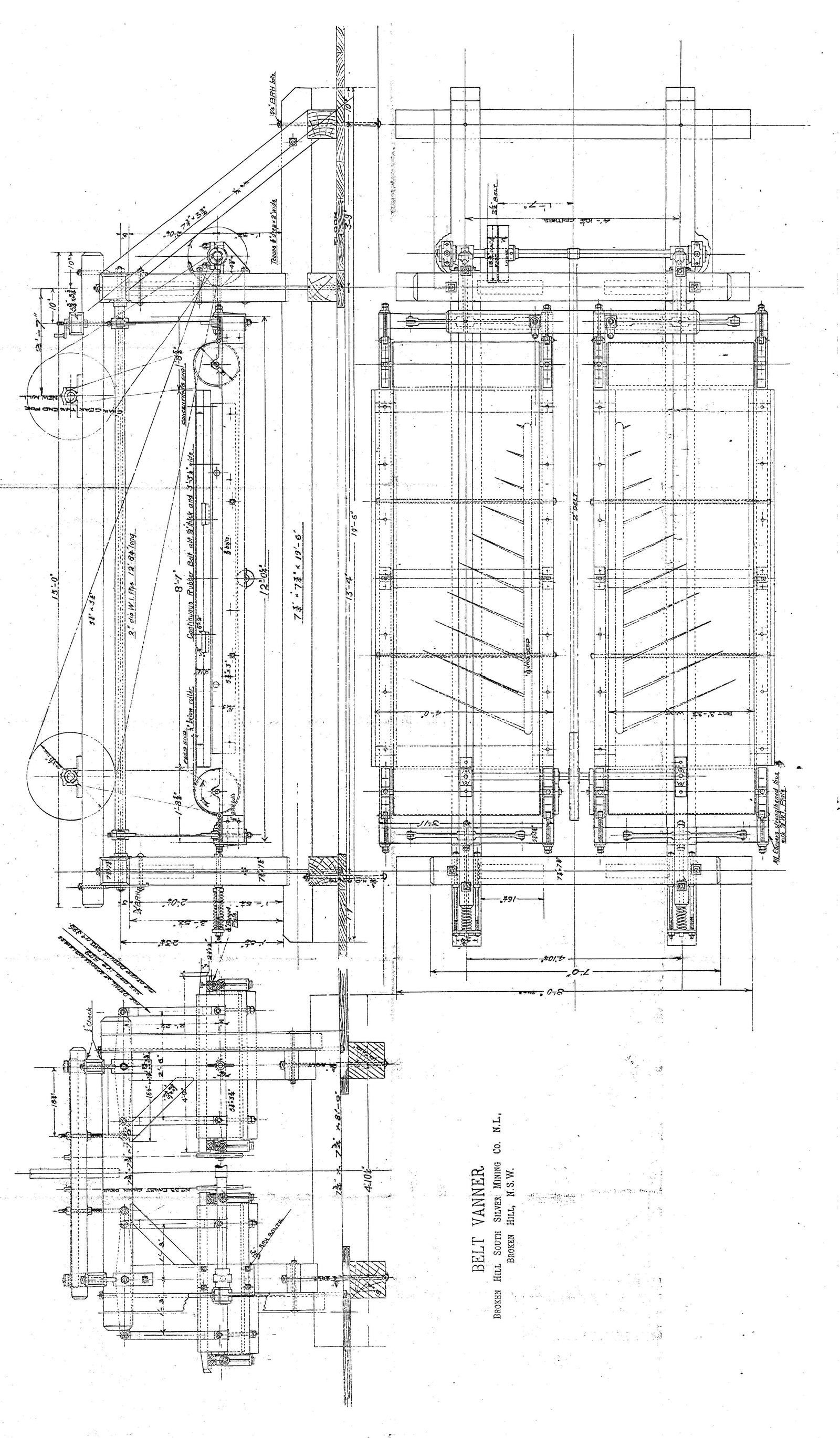 belt vanner drawings