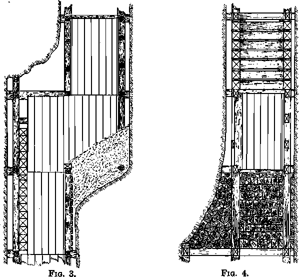 bulkhead pieces handling ore