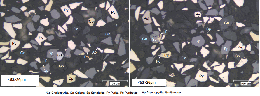 Copper Lead Concentrate Mineralogy