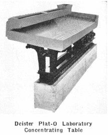 Deister Plat-O Laboratory Concentrating Table