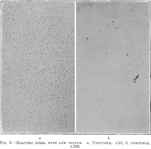 electric steel with low sulfur steel ordiance