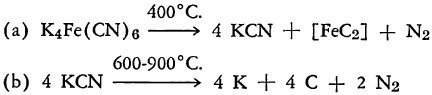 ferrocyanide-equation