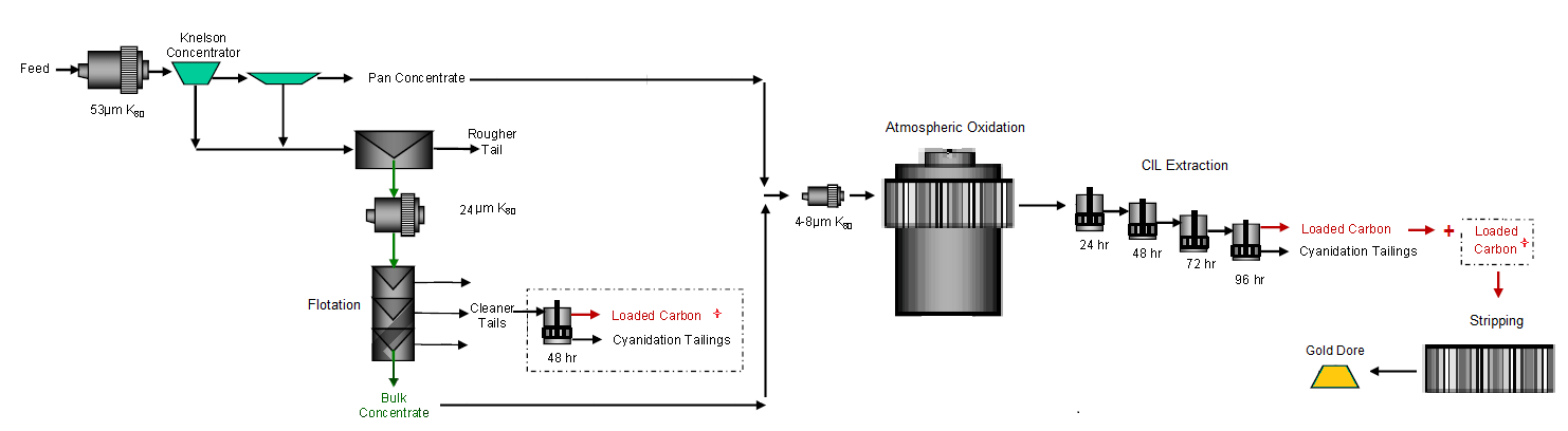 Gold Concentration Pre Oxidation Albion