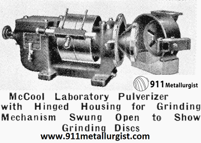 McCool Laboratory Pulverizer