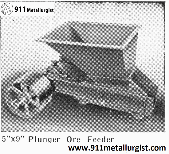 Plunger Ore Feeder