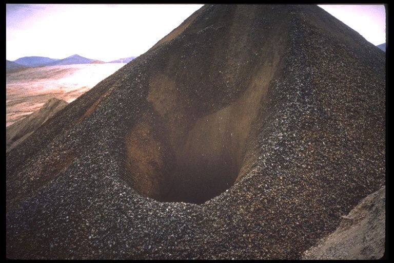 coarse ore stockpile