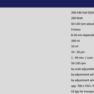 Mortar-Grinder-Technical-Data